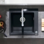 Кухонная мойка Hansgrohe S510-F450 GS черный графит (43312170)