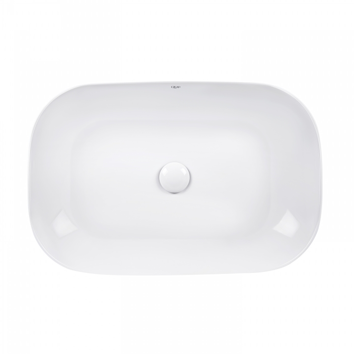 Раковина-чаша Qtap Robin 610x400x145 White с донным клапаном QT13112143PW