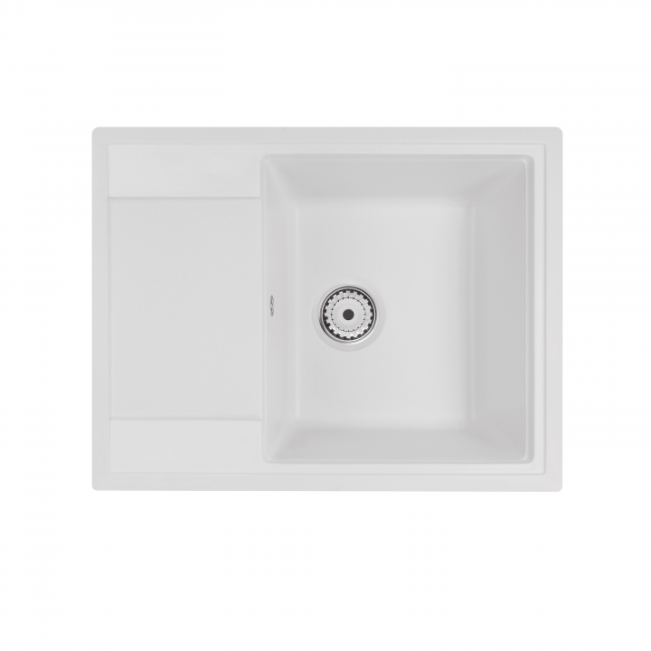 Кухонная мойка Qtap CS 6450 White (QT6450WHI650)