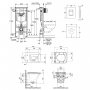 Набор инсталляция 4 в 1 Grohe Rapid SL 38772001 + унитаз с сиденьем Qtap Presto QT24332615EW