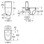 Унитаз Roca Meridian Rimless A34224L000