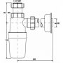 Сифон для умывальника McAlpine HC2J