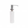 Набор 3 в 1 Qtap кухонная мойка DK6845R 3.0/1.2 мм Satin + сушилка + дозатор для моющего средства