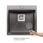 Кухонная мойка Qtap DK5050BL Black 2.7/1.0 мм (QTDK5050BLPVD2710)