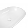 Раковина-чаша Qtap Leo 585х380х180 White с донным клапаном QT1111A028W