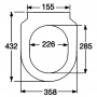 Инсталляция с унитазом Villeroy&Boch Architectura 4694R001+212010 с сиденьем Slim Soft Close 9M70S101