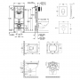 Набор инсталляция 4 в 1 Grohe Rapid SL 38721001 + унитаз с сиденьем Qtap Cardinal QT0433C660HW