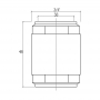Обратный клапан  Rastelli №480VM 3/4