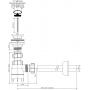 Сифон для умывальника McAlpine HC1L