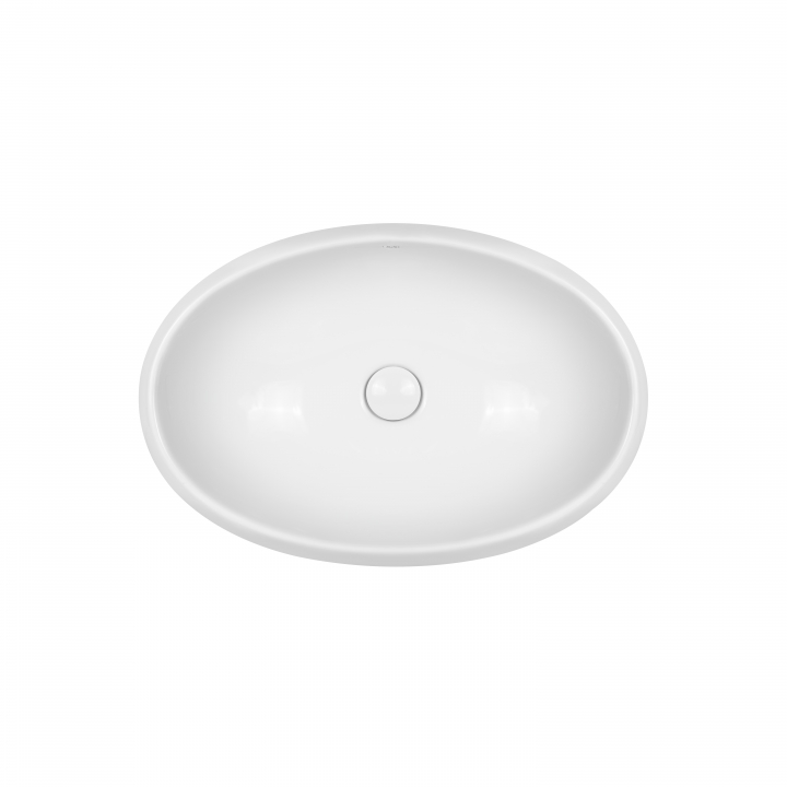 Раковина-чаша Qtap Leo 600х400х155 White с донным клапаном QT11117060GW