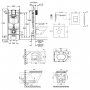 Набор инсталляция 4 в 1 Grohe Rapid SL 3884000G + унитаз с сиденьем Qtap Scorpio QT1433053ERW