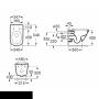 Унитаз подвесной Roca Gap Clean Rim A34H470000