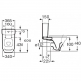Унитаз напольный Roca Gap (A342477000)
