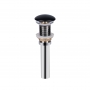 Раковина-чаша Qtap Virgo 490х350х110 Matt black с донным клапаном QT18112261MBMB