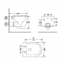 Унітаз підвісний Qtap Taurus безободковий з сидінням Soft-close QT2433084EUQW