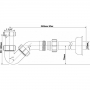 Сифон для биде без слива McAlpine HC23