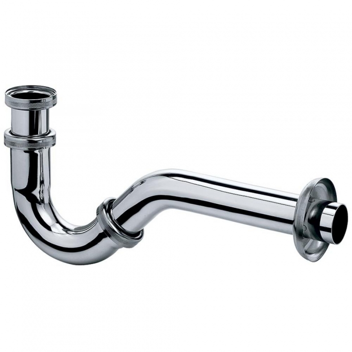 Сифон для биде hansgrohe трубчатый, хром 55237000