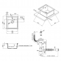 Кухонная мойка Qtap CS 5046 WHI (QT5046WHI650)