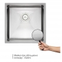 Кухонная мойка Qtap D4645 2.7/1.0 мм (QTD464510)