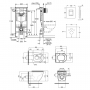 Набор инсталляция 4 в 1 Grohe Rapid SL 38772001 + унитаз с сиденьем Qtap Tern QT13332141ERMB