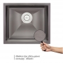 Кухонная мойка Qtap D4843BL 2.7/1.0 мм (QTD4843BLPVD2710)
