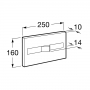 Инсталляция + унитаз: Roca Duplo One (A890070020)+Roca Meridian (A34H240000)