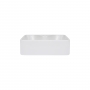 Раковина-чаша Qtap Crow 400х300х140 White с донным клапаном QT05117040JW