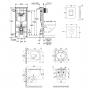 Набор инсталляция 4 в 1 Grohe Rapid SL 38772001 + унитаз с сиденьем Qtap Robin QT1333046ERMB