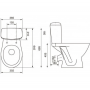 Унітаз-компакт Cersanit Koral K031, K681-002