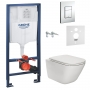 Инсталляция+унитазом: Grohe Rapid SL 38772001 + Roca Gap Rimless (A34H470000)