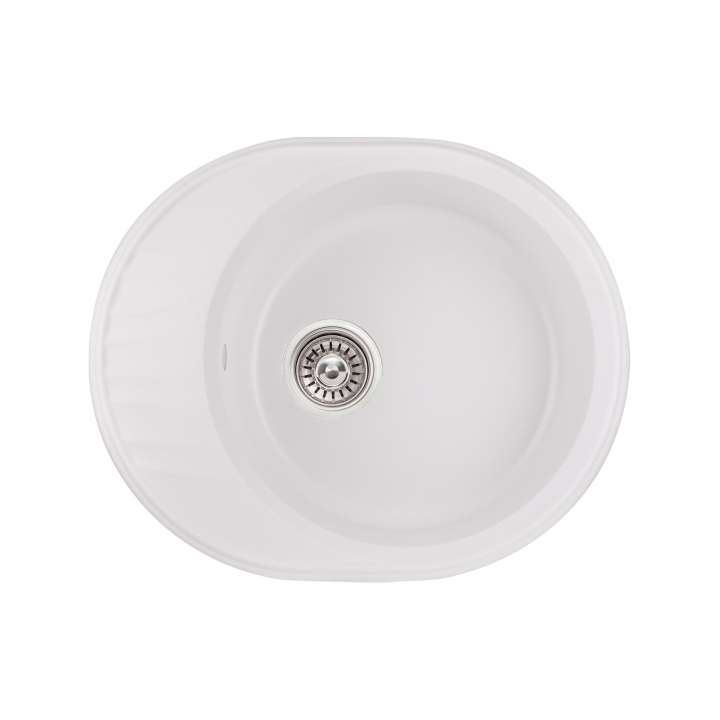 Кухонная мойка Qtap CS 6151 WHI (QT6151WHI650)