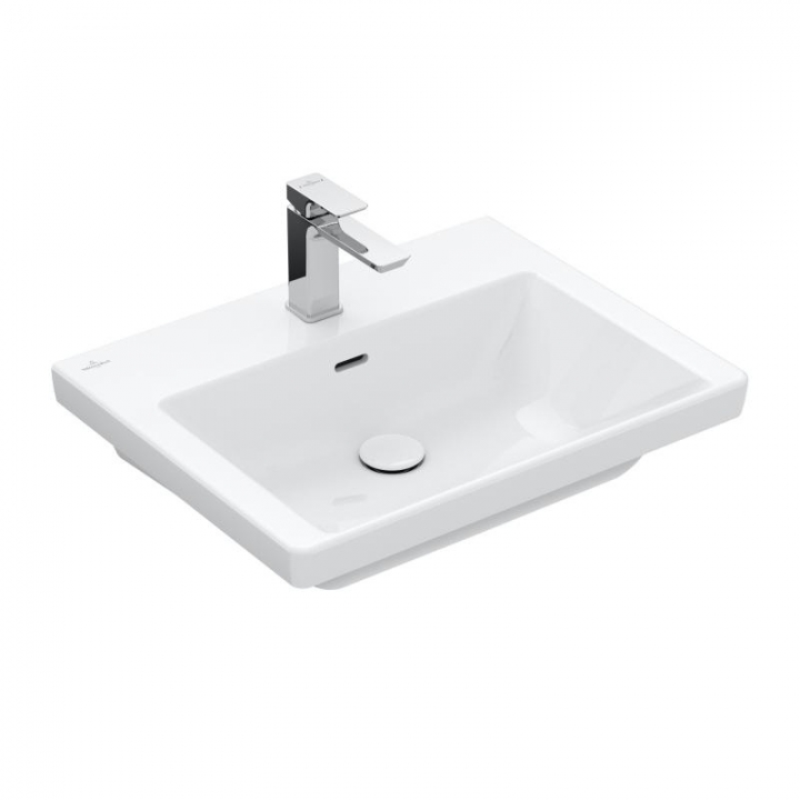 Умывальник на тумбу Villeroy&Boch Subway 3.0 60 см, белый (4A706001)