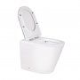 Унитаз-компакт Qtap Swan безободковый с сиденьем Soft-close QT16223178W