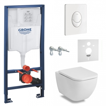 Инсталляция с унитазом: Grohe Rapid SL 38721001 + Volle Orlando Rimless 13-35-373