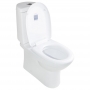 Унитаз-компакт Qtap Ibis с сиденьем Soft-close QT0222015PW