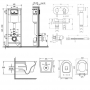 Комплект Qtap инсталляция Nest QTNESTM425M11CRM + унитаз с сиденьем Swan QT16335178W + набор для гигиенического душа со смесителем Inspai-Varius QTINSVARCRMV00440501
