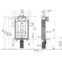 Инсталляция для унитаза Alcaplast Renovmodul AM115/1000 