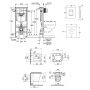 Набор инсталляция 4 в 1 Grohe Rapid SL 38772001 + унитаз с сиденьем Qtap Virgo QT1833051ERW