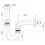 Сифон для умивальника McAlpine 215AB