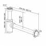 Сифон для умывальника Prevex (A12332M)