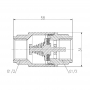 Обратный клапан SD Forte 1/2