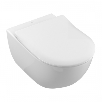 Унитаз подвесной Villeroy&Boch Subway 2.0 с крышкой Slimseat (5614A101+9M78S101 )