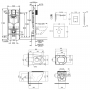 Набор инсталляция 4 в 1 Grohe Rapid SL 3884000G + унитаз с сиденьем Qtap Robin QT13332141ERMB