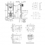 Набор инсталляция 4 в 1 Grohe Rapid SL 38772001 + унитаз с сиденьем Qtap Gemini QT25332614EW