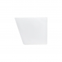 Раковина подвесная моноблок Qtap Tern 565х445х385 White с донным клапаном QT1711003GW