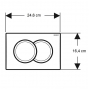 Клавиша смыва Geberit Delta01 (115.107.21.1)