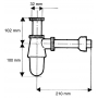 Сифон для умывальника McAlpine 200CB