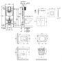 Набор инсталляция 4 в 1 Grohe Rapid SL 3884000G + унитаз с сиденьем Qtap Gemini QT25332614EW