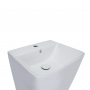 Раковина напольная моноблок Qtap Tern 440х380х830mm White с донным клапаном QT1711G302W