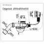 Сифон для ванны Styron STY-536-AKD-83